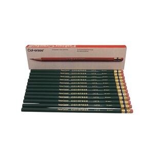 Faber-Castell Col-Erase Green Pencils 20006 Box of 12 - #1278 NOS